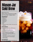 Cold Brew Coffee